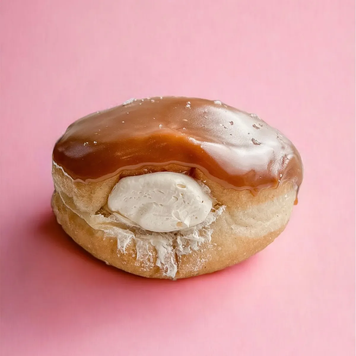 A salted toffee and cream doughnut from That Doughnut Place