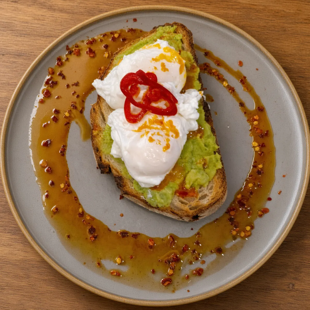 Smashed Avo & Chilli Eggs