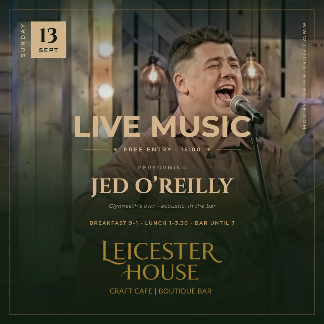 Gig poster for Jed O’Reilly